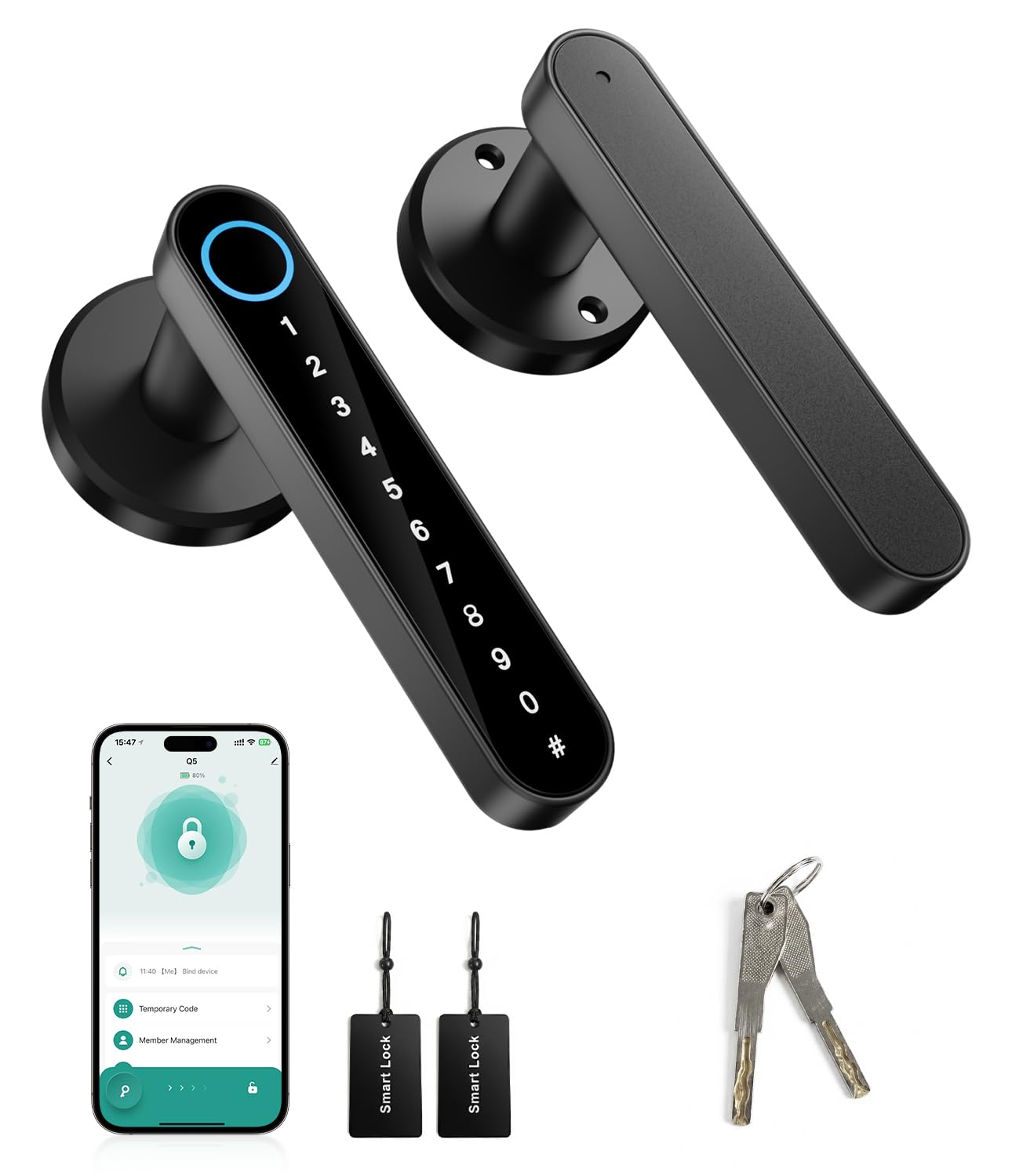 Smart Fingerprint Door Lock - Keyless Entry -8