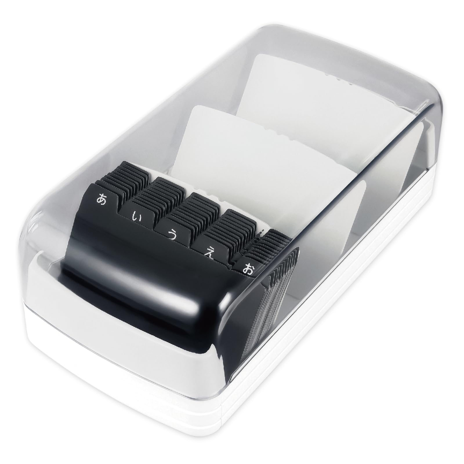 Carl Office Equipment CFC-001-W Card File Case, Business Card Case, Stores 600 Cards, Organized, White