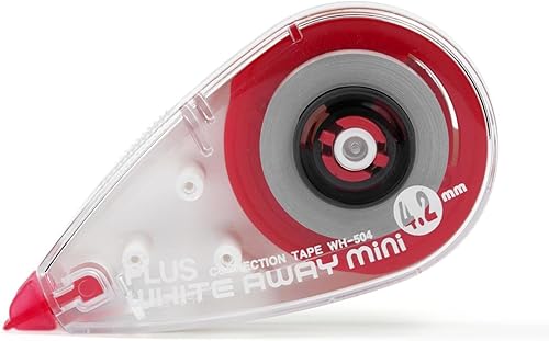 Miniatura 3 de Paquete de 20 cintas de corrección de precisión Easy Correct de PLUS, ediciones de aspecto profesional sin tiempo de secado: 5/32" de ancho y 23