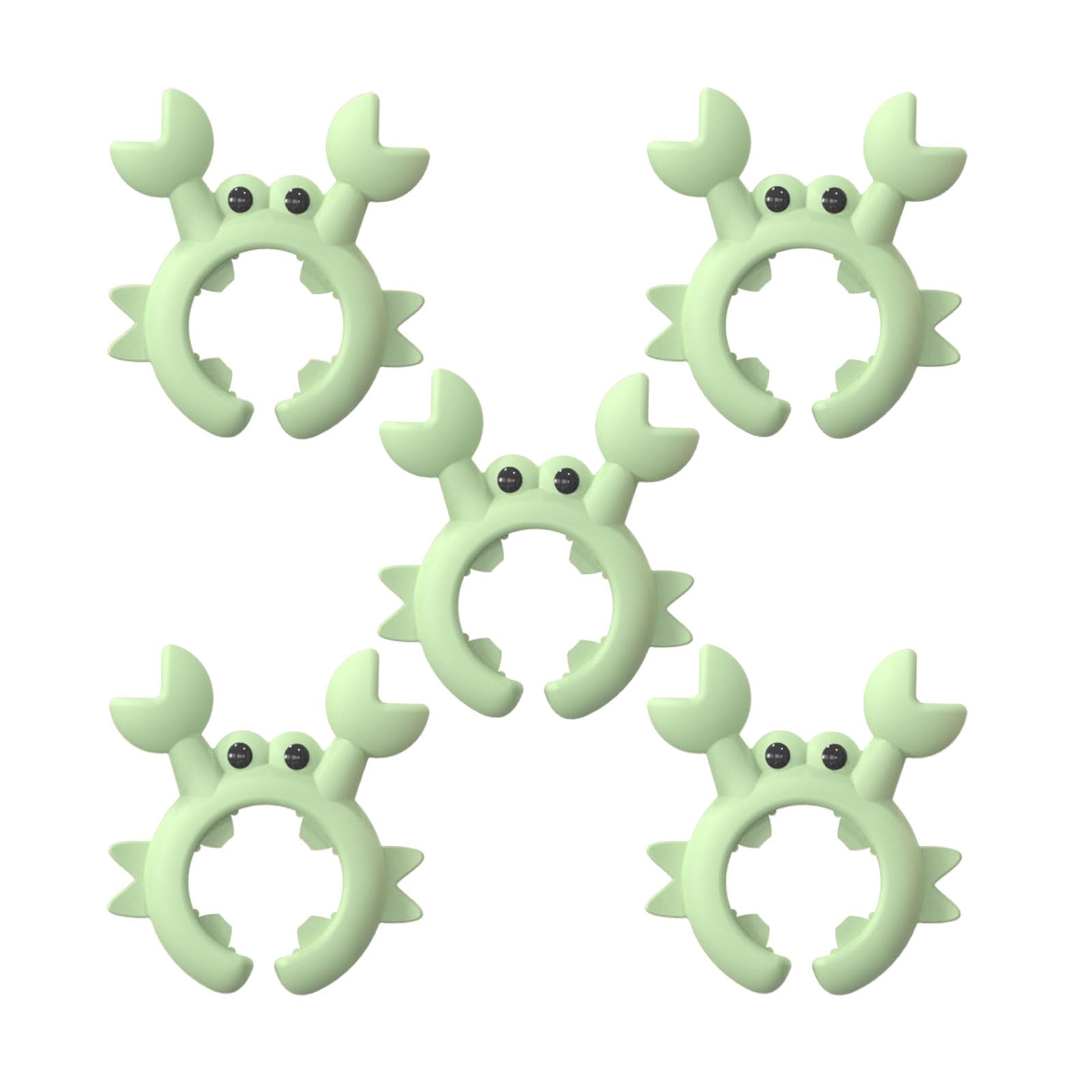 5Pcs Silicone Spatula Holders Multifunctional Kitchen Utensils Rests with Pots Clip Household Spoon Rack for Cooking