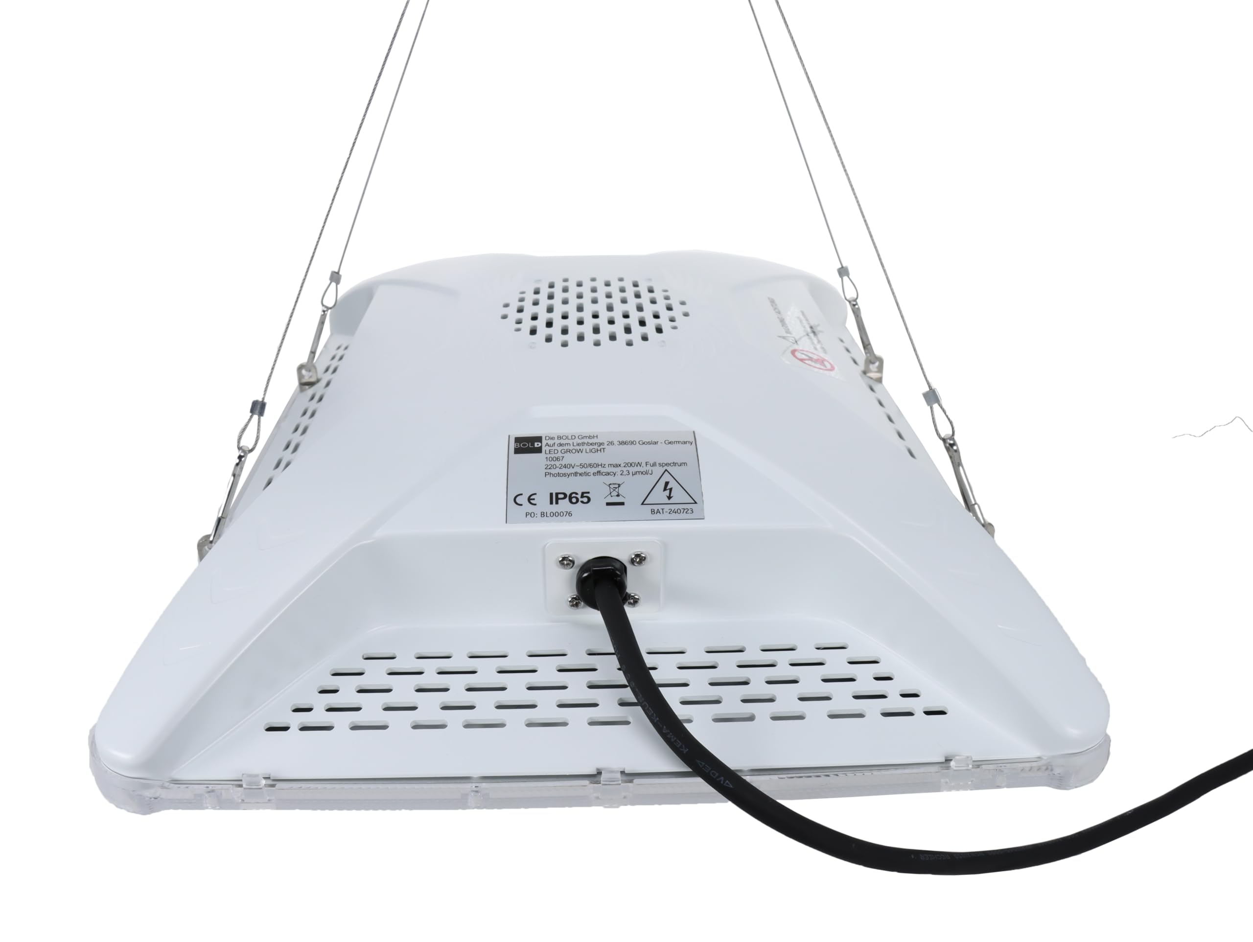 BOLD Grow Lampe 200W - LED Pflanzenlampe Vollspektrum Dimmbar Growlight
