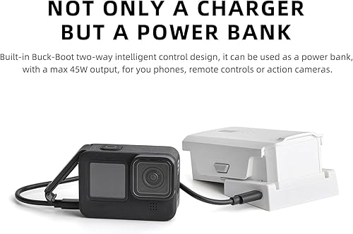 Miniatura 3 de Estación de carga inteligente rápida para batería FIMI X8 SE 201820202022 V2, carga bidireccional Butler tipo C cargador rápido y descargador