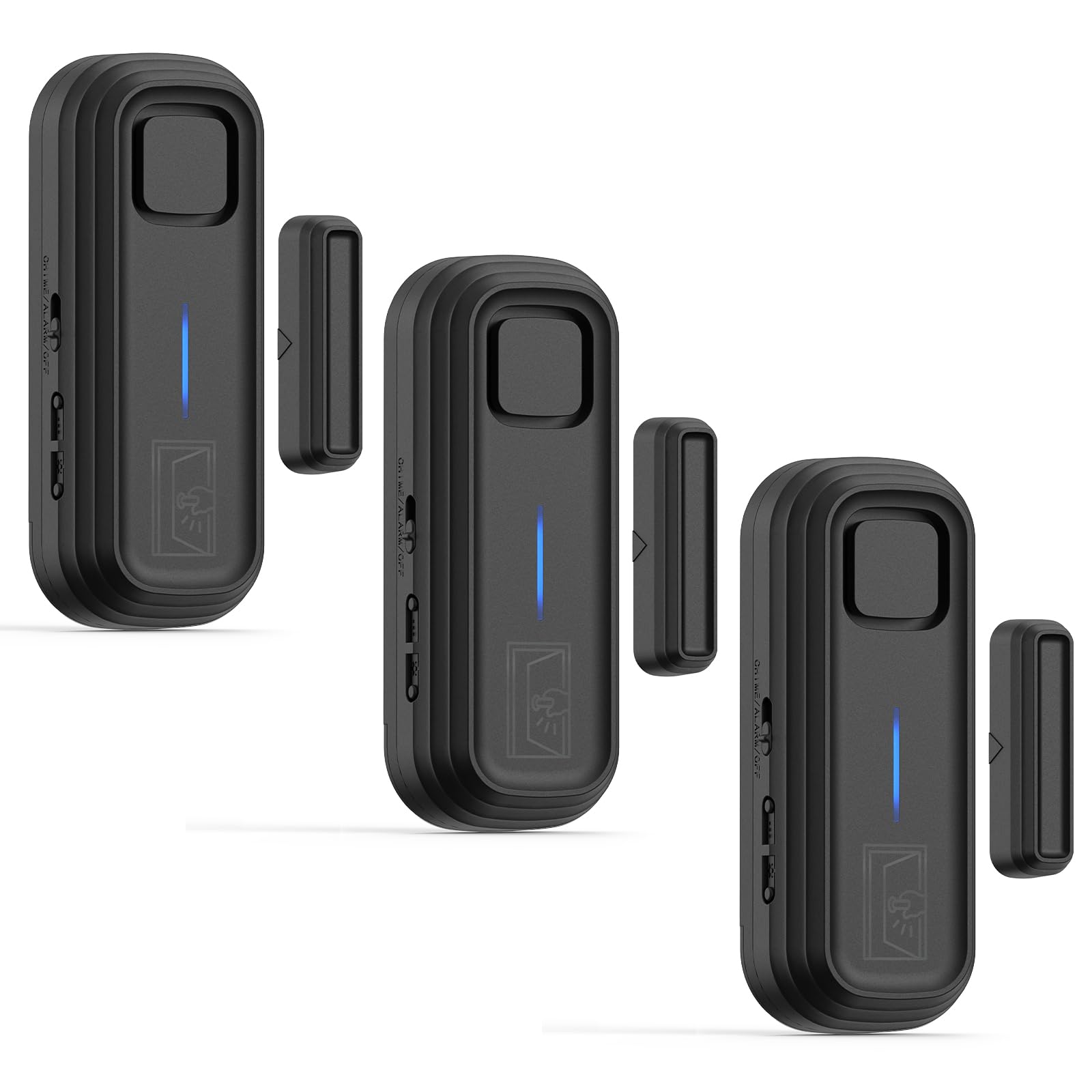SanJie Door Alarm, Instant or 30s-4min Delayed Door Left Open Alarm, 125dB