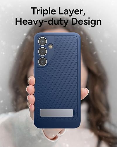 Miniatura 6 de ZAGG Everest - Funda para teléfono con función atril, serie Samsung Galaxy S24+, protección contra caídas de TPU (20 pies19.7 ft), placa trasera