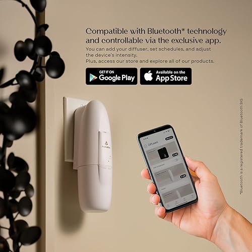 Miniatura 6 de AROMAPLAN Difusor sin agua para enchufar (paquete de 2) - Difusor de fragancia, difusores sin agua para aceites esenciales, difusor de pared