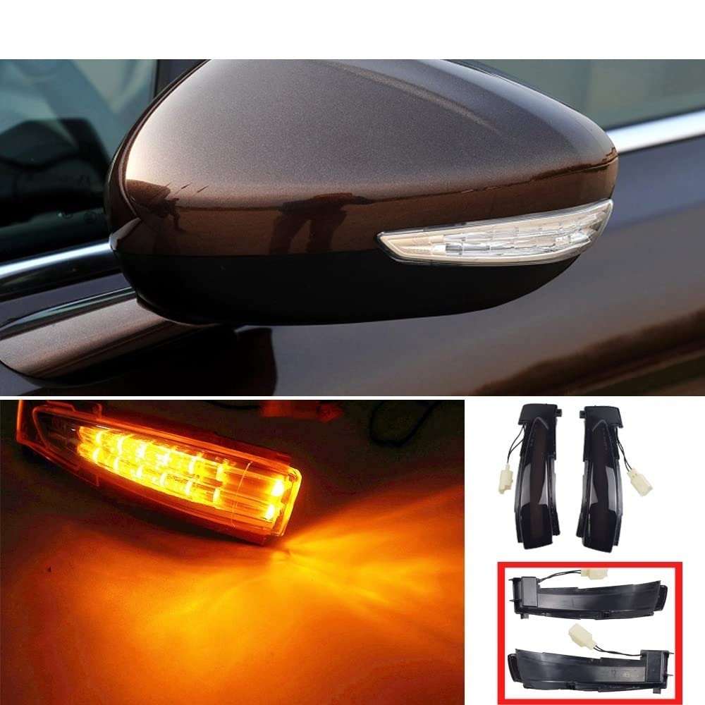 Rétroviseur Côté Avec Clignotants GNXFixt Compatible C3 C4 DS5 508 - Feux Répéteurs 6325J5