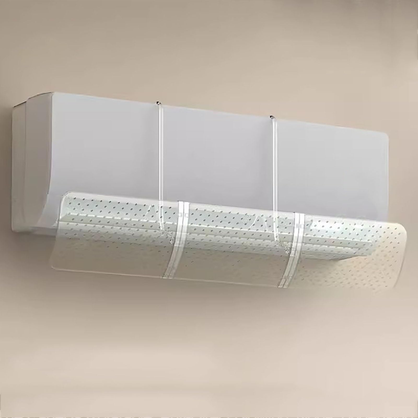 Dubtedhou One Color Air Conditioner Deflector, Air Conditer Vent Deflector 35.4X6.9in For Living Study Room