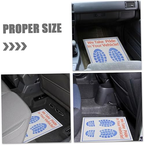 Miniatura 2 de FELTECHELECTR Tapete de papel de 80 hojas, alfombrillas protectoras para automóvil, alfombrillas para camiones, alfombrillas de piso para vehículos,