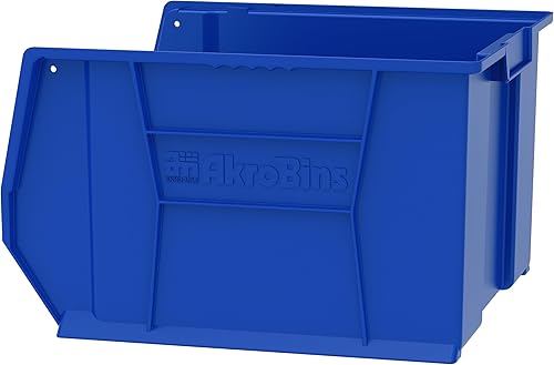Miniatura 7 de AkroBins - 30283BLUE 30283 AkroBin - Contenedor de plástico apilable de gran tamaño (20 pulgadas de largo x 18 pulgadas de ancho x 12 pulgadas de