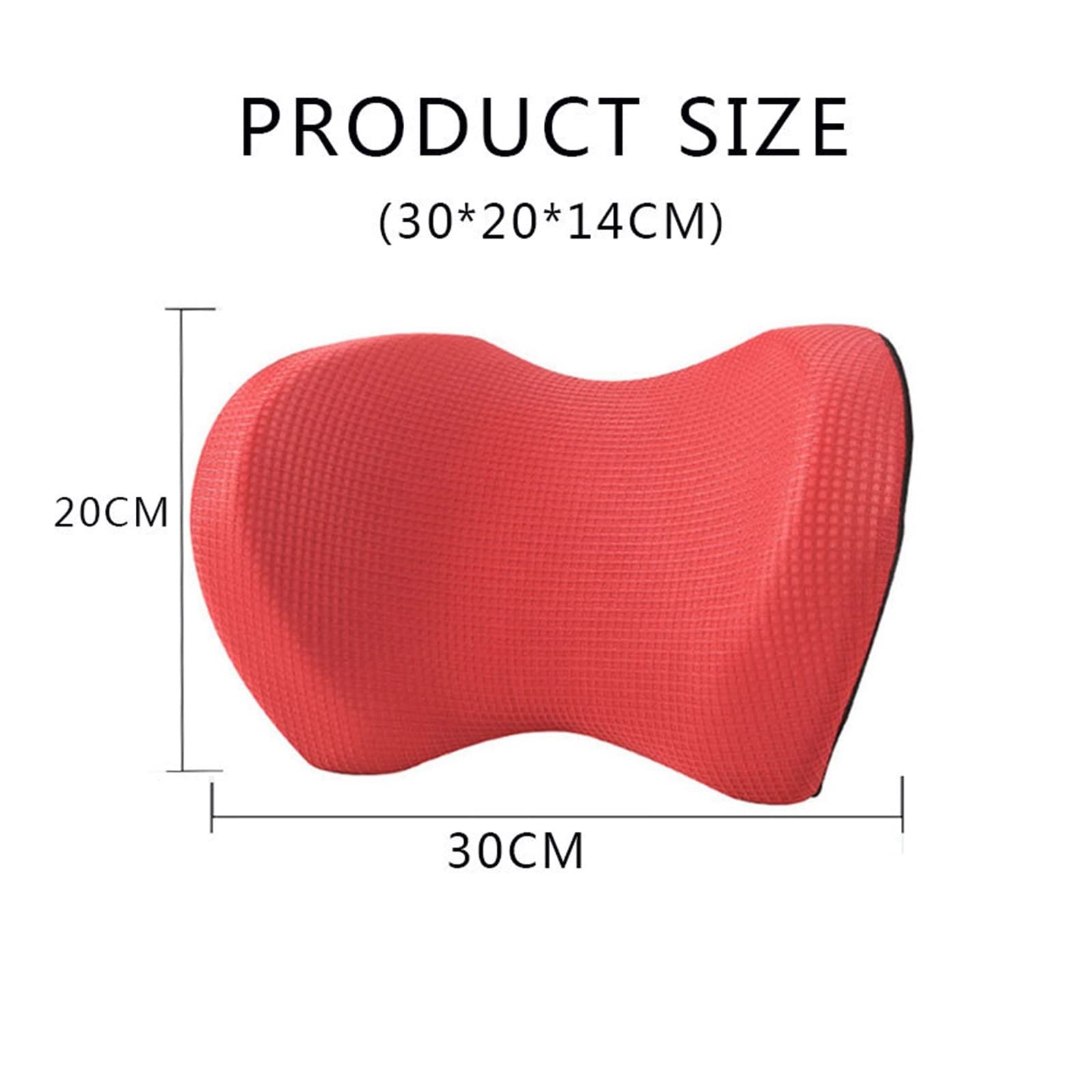 Reposacabezas del Coche Protector de Almohada para el Cuello Descanso del Asiento automático Espuma viscoelástica Cojín de algodón Cabeza Suave Compatible con Accesorios de Oficina de Viaje