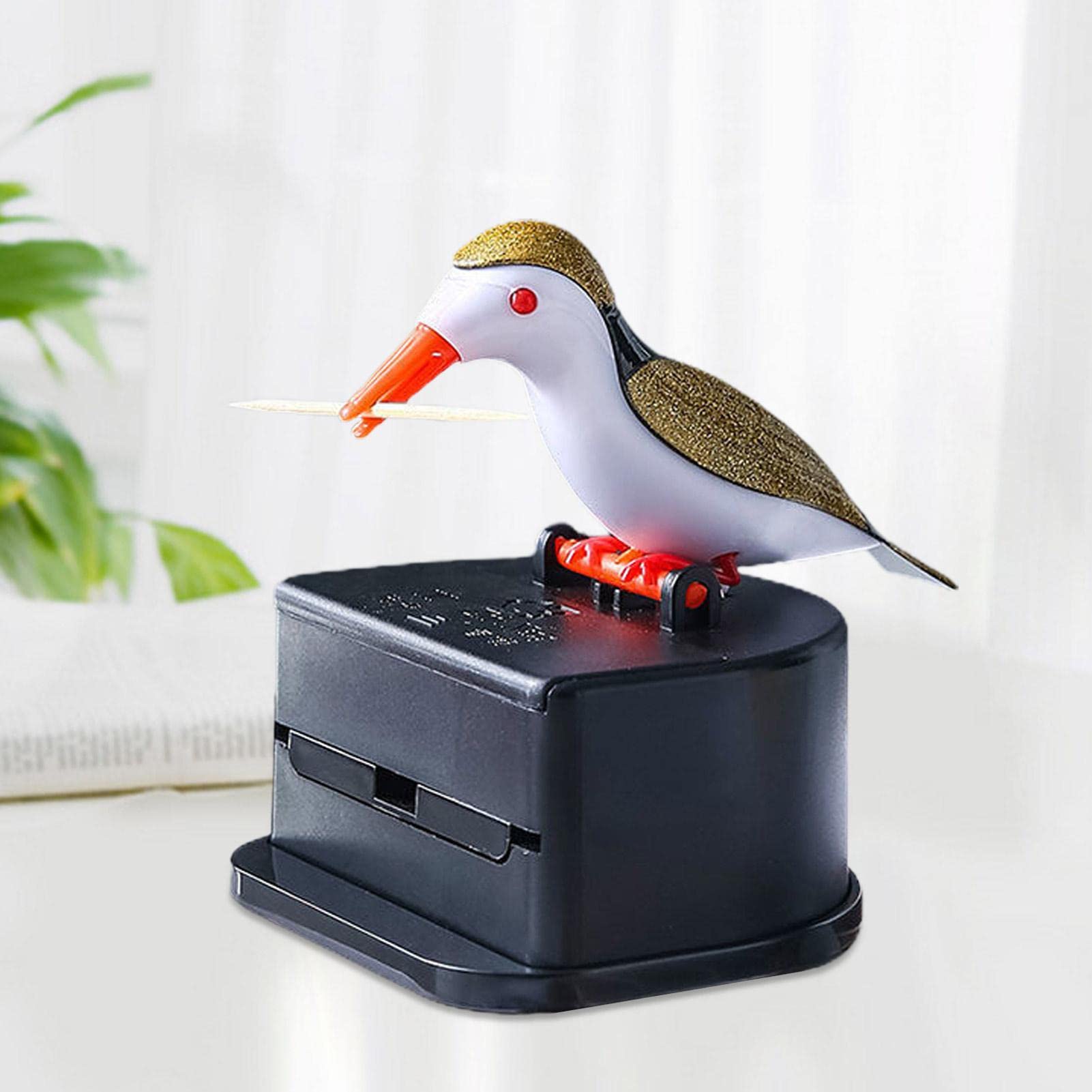 Vogel Tandenstoker Dispenser Pers Specht Tandenstoker Houder Draagbaar Thuis Kantoor Restaurant Bureau Automatische Tandenstoker Organizer Container kopen vanaf een prijs van 9.01