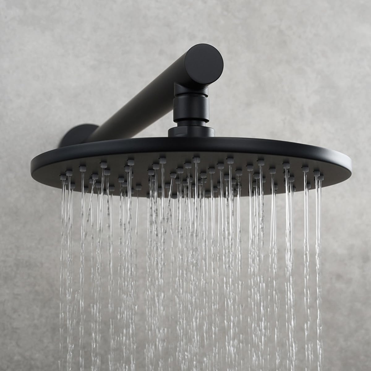 Drenky Braccio Doccia Nero 40 cm Acciaio Inox A2 V2A Prolunga
