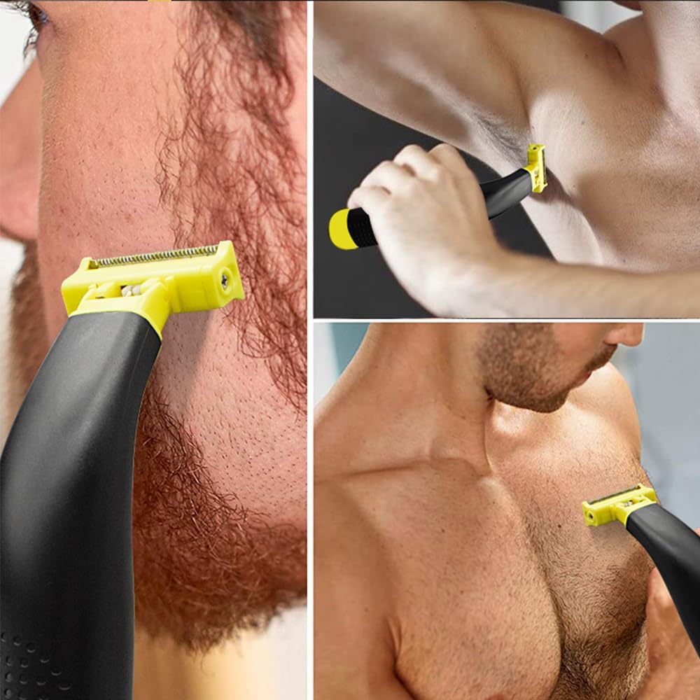 Ailsion Wet and Dry Shaver, Electric Razor for Men and Women, Shaver for Body Hair, Multifunctional Grooming Tool, Men's and Women's Electric Shaver for Shaving Pubic Hair (a set), 1