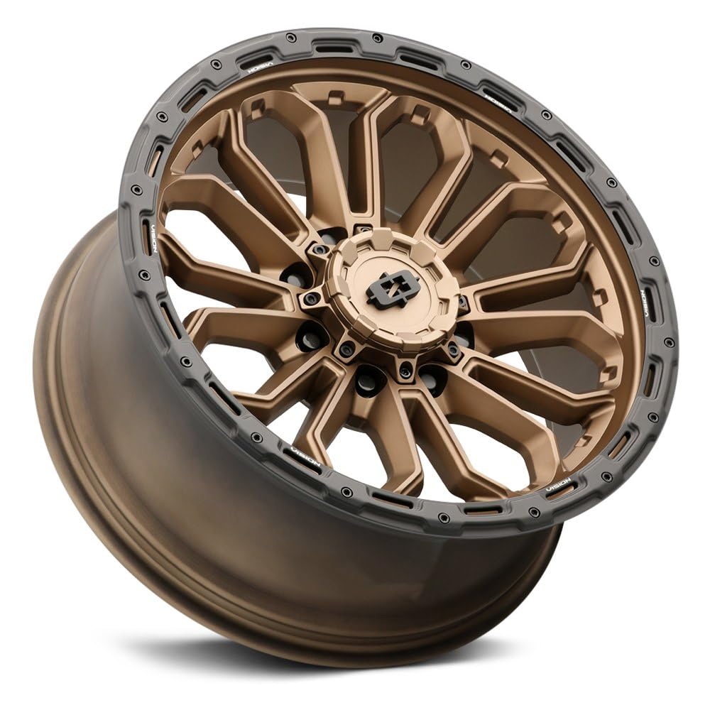 Amazon.com: Vision 405 Korupt 17x9 8x170-12mm Bronze Wheel Rim 17