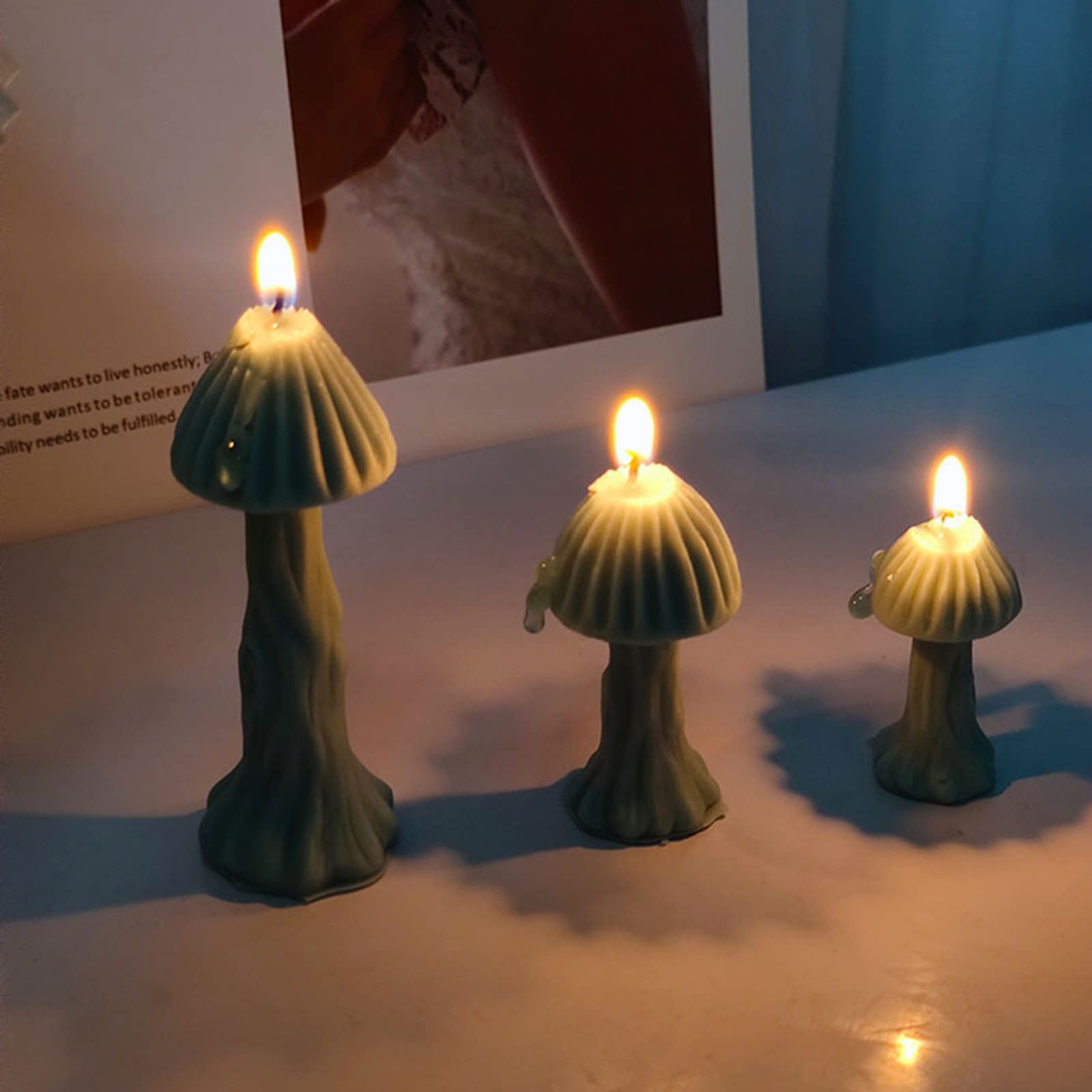 STOBAZA Pilz Silikonform - Flexible Backform Für Schokolade & Kekse