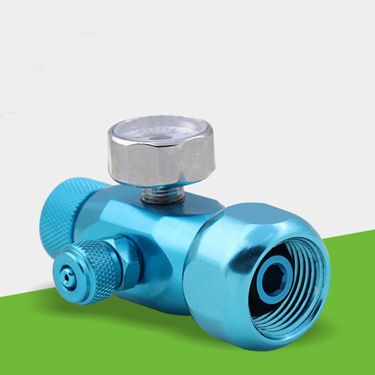 Manómetro regulador de presión de CO2 para Acuario, Color Azul