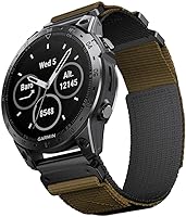 Vista 18 de Correa de repuesto para Fenix 7X/6X/5X Plus, 1.024 in QuickFit Nylon Watch Strap para Garmin Fenix 7X/6X Pro/5X Plus/Tactix 7 Delta/Enduro 2 bandas