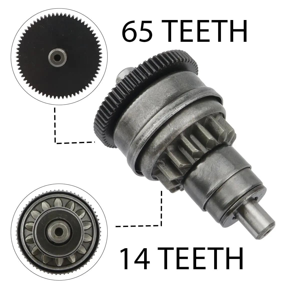 Motor Arrancador Relé De Arranque Para GY6 47cc 49cc 50cc 60cc 80cc 100cc 4 Tiempos 139QMB 139QMA 147QMD ATV Scooter Ciclomotor Para TaoTao Arranque