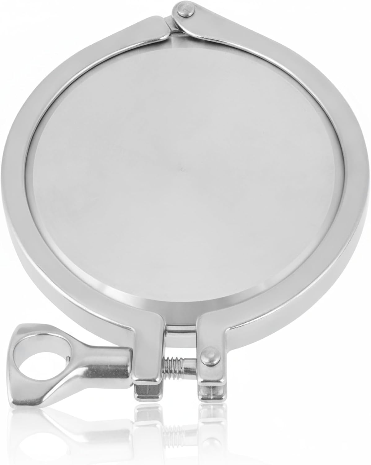 4 Inch Tri Clamp Set, 304 Stainless Steel Sanitary Fittings Kit | 4-Piece Kit: Cap, Ferrule, Clamp, Food-grade Gasket, Mirror Finish CNC Precision for Brewing, Dairy, Food, Sanitary Piping