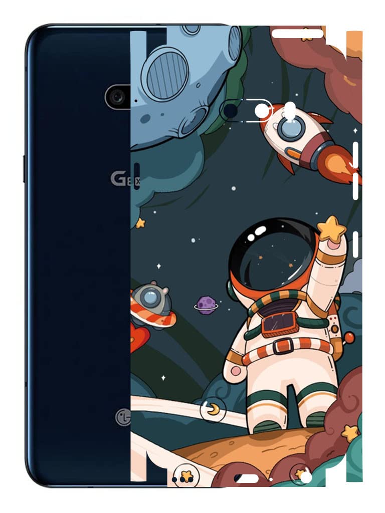 AtOdds - LG G8X ThinQ Mobile Back Skin Rear Screen Guard Protector Film Wrap (Coverage - Back+Camera+Sides) (Space) (B0BNN4R7RX) Amazon Price History, Amazon Price Tracker