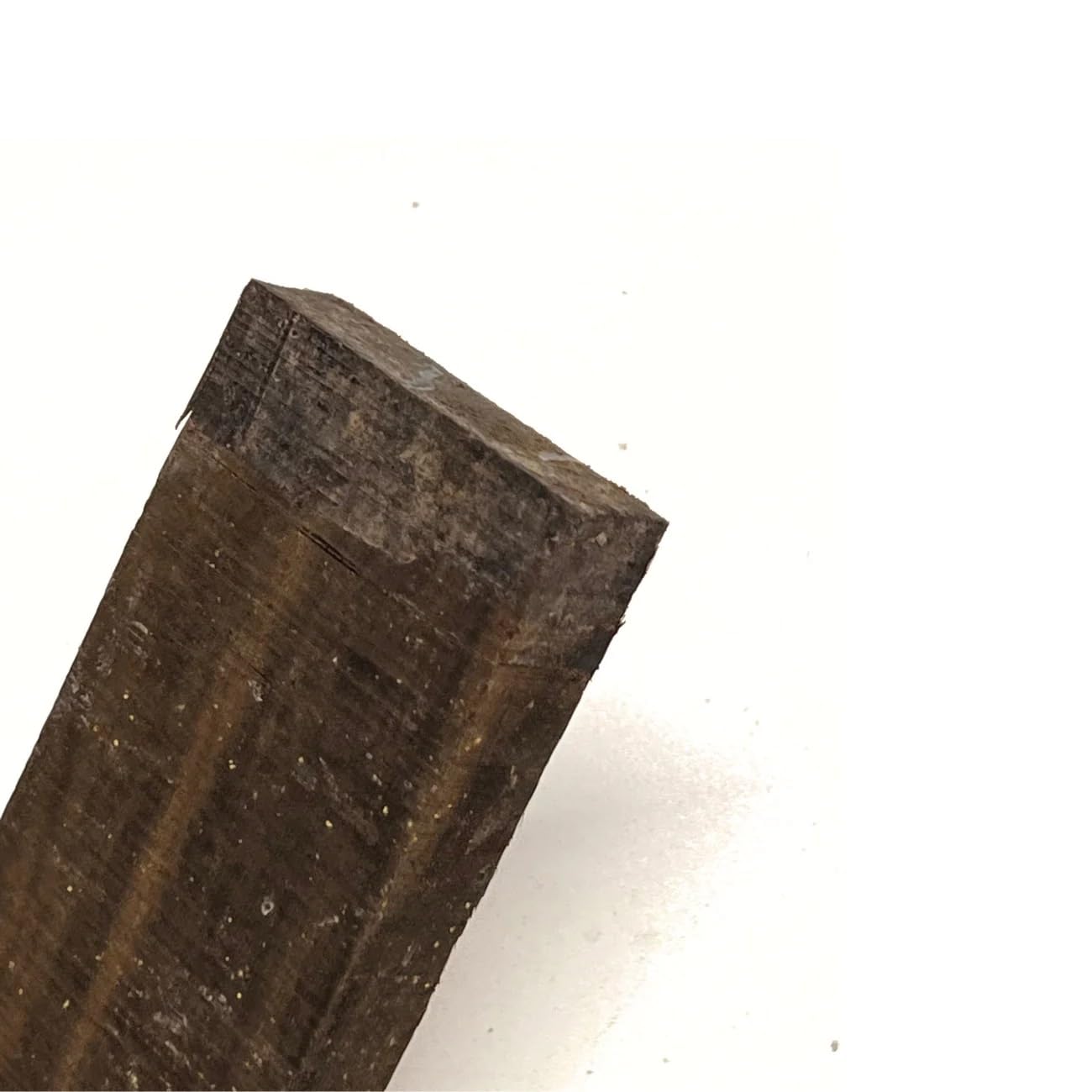 Exotic Wood Zone's Gaboon Ebony Exotic Hardwood Acoustic/Electric Guitar Luthier Bridge Blank | 7-1/2