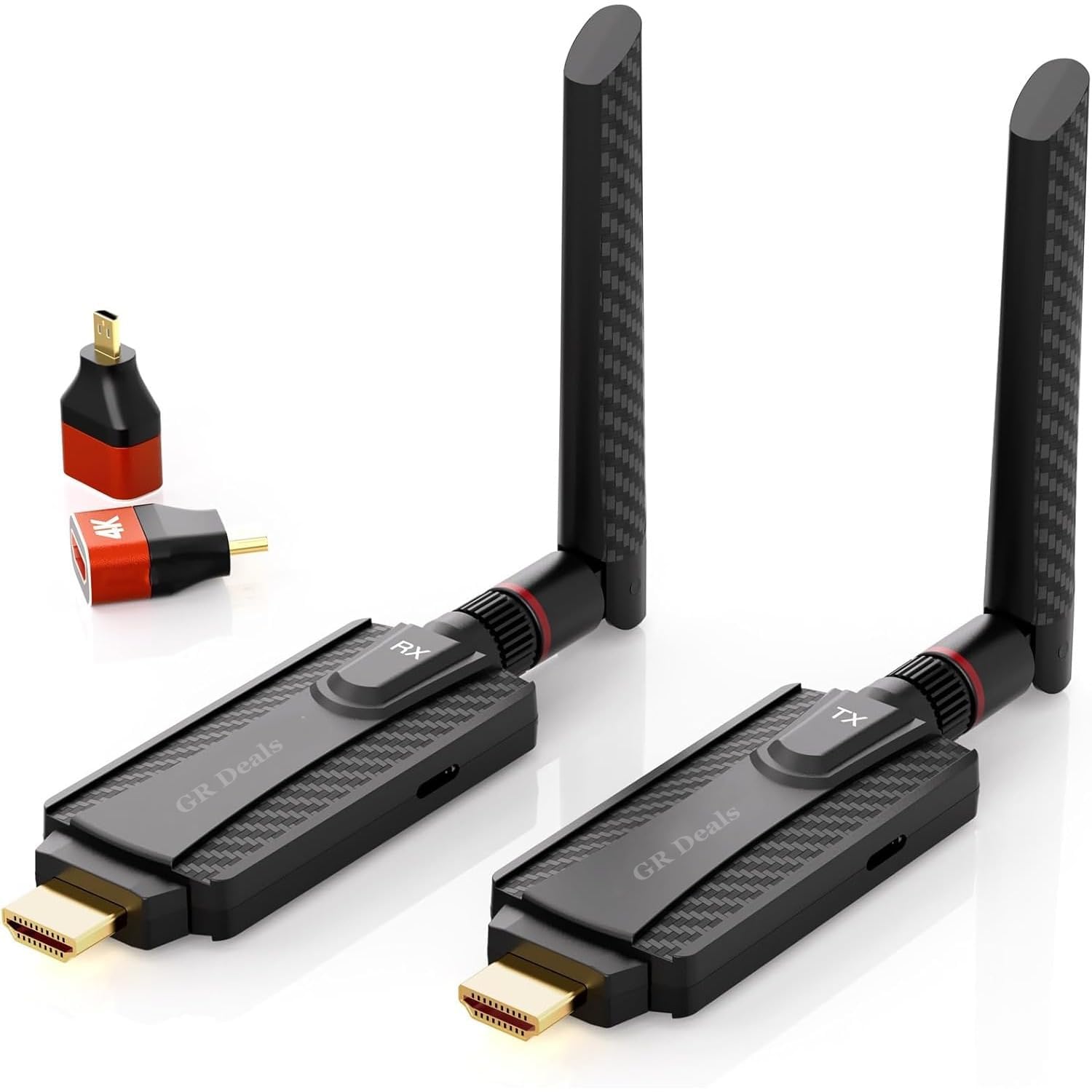 GR Deals 200M Wireless HDMI Transmitter and Receiver, 1080p Video Extender, 200m Long Range HDMI Transmitter & Receiver Kit, Plug & Play for TV Box/PC/Laptop to Monitor. Black.-image-45