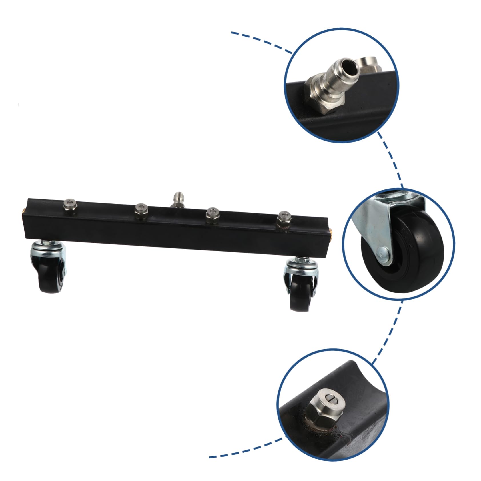Abaodam Spazzola per Pulizia Car Chassis ad Alta Pressione Ruota