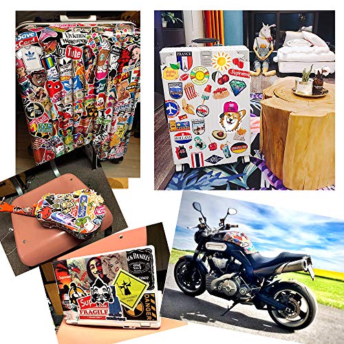 Sticker 200 pcs Vinyl Waterproof Stickers for Water Bottles Laptop Luggage Stickers Bicycle Skateboard Guitar Graffiti Sticker Motorcycle Phone Computer Stickers Teens Girls Boys Holiday Gifts - Thumbnail 4