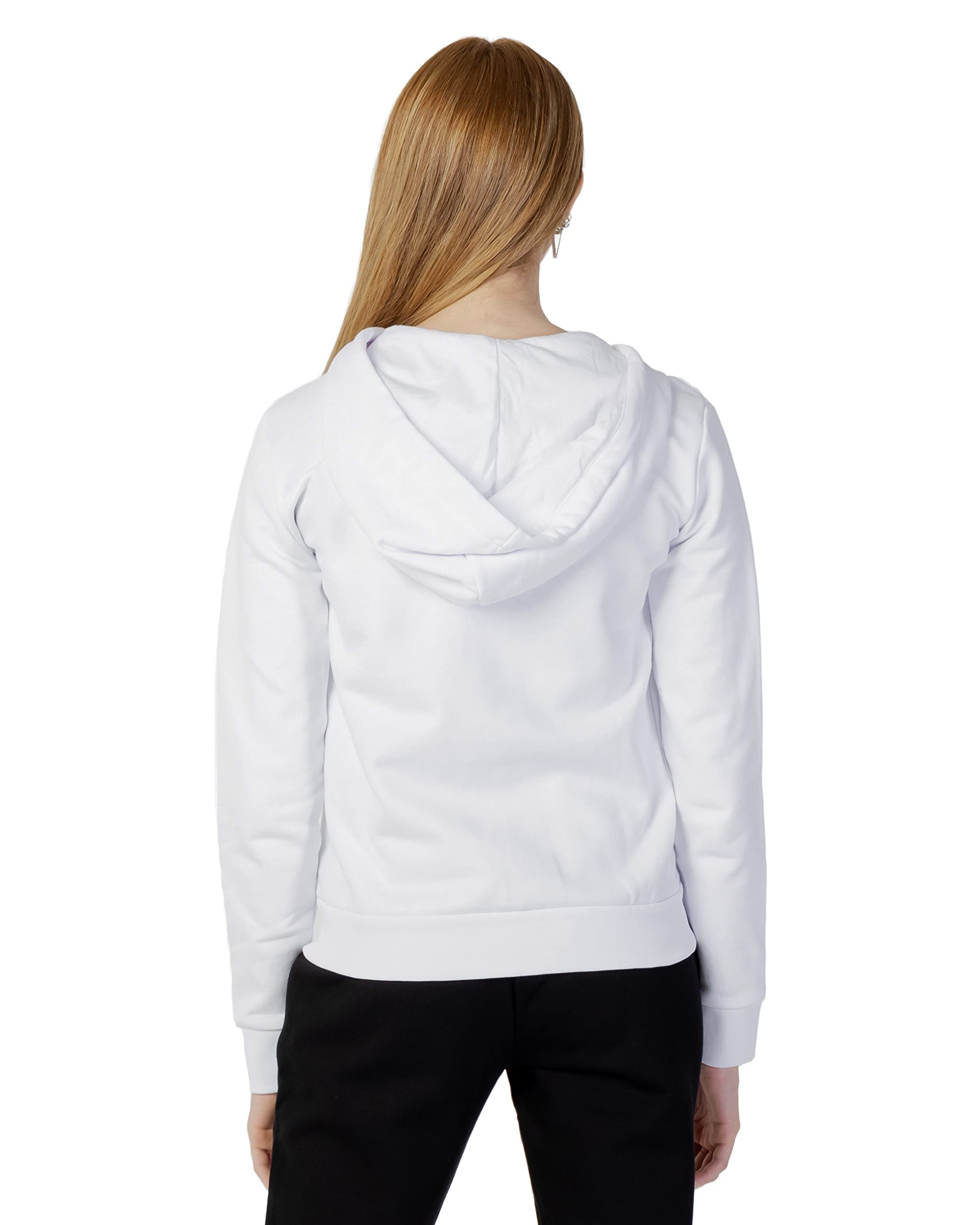 Armani Exchange Felpa con Cappuccio con Cappuccio E Zip Felpa con Cappuccio Donna (Pacco da 1)