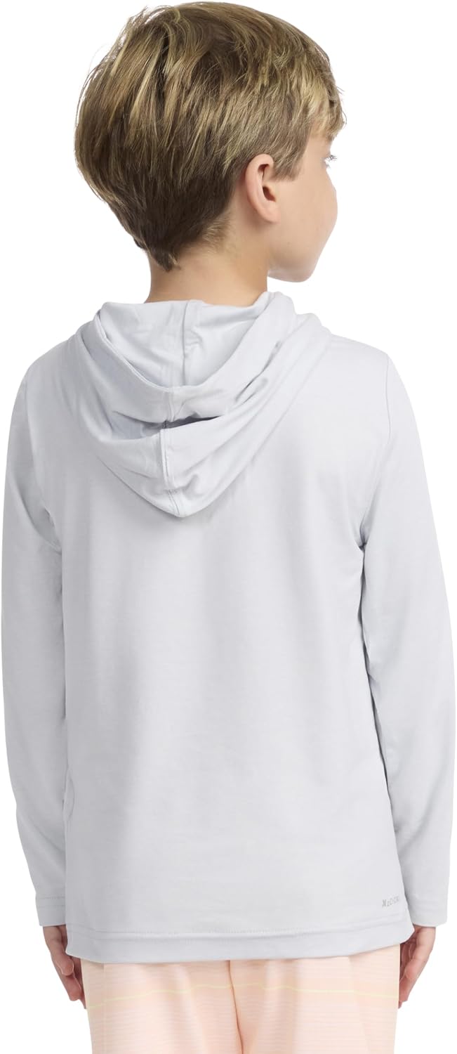 Hurley Boys' Long Sleeve Hooded UPF 50+ Rash Guard Swim Shirt