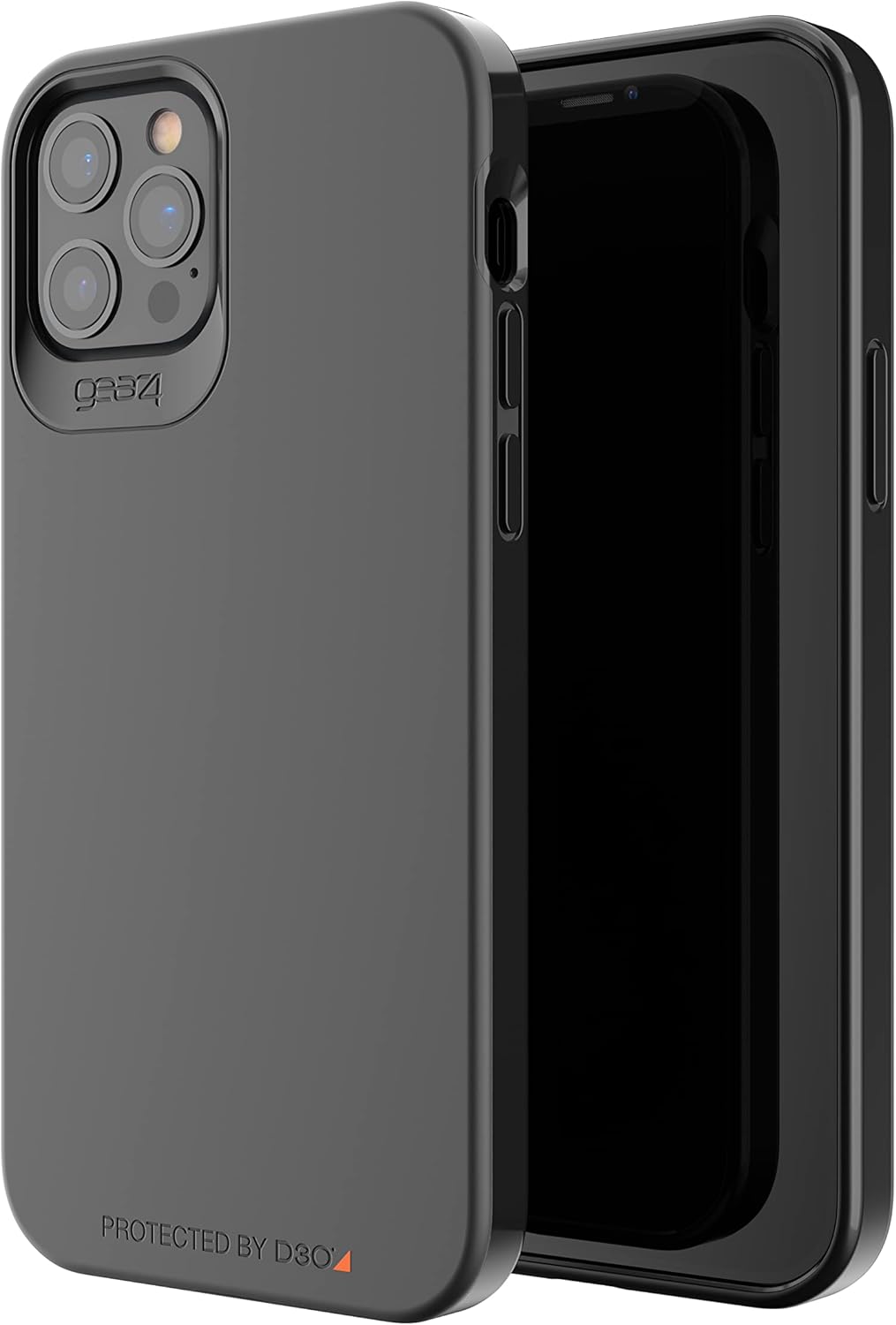 ZAGG Gear4 Piccadilly - Compatible with iPhone 12 Pro, iPhone 12 - Advanced Impact Protection with Integrated D3O Technology, Anti-Yellowing, Phone Cover - Rose Gold (702006155)