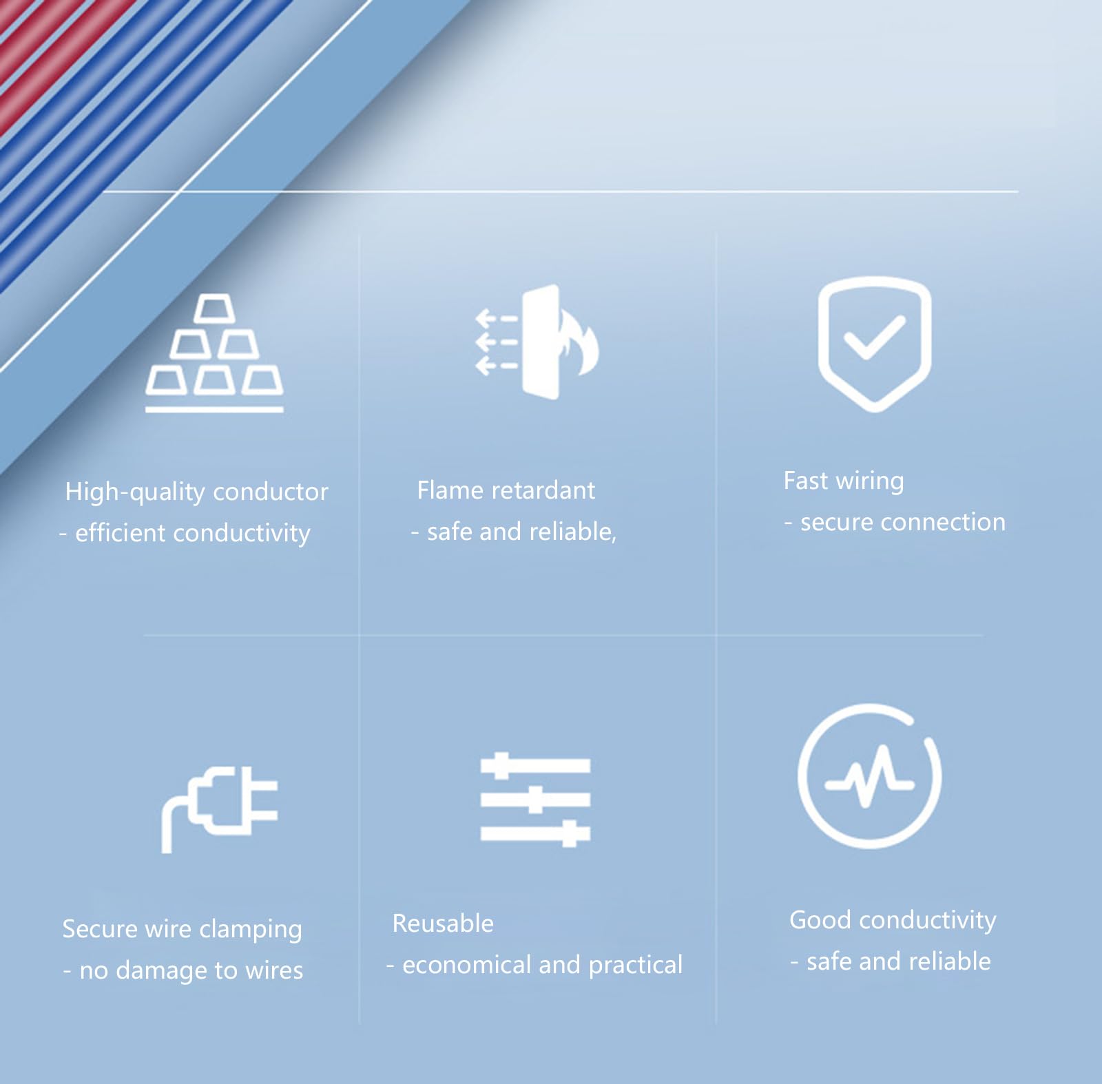 Set morsettiere per guide DIN Set connettori a cavo rapido con strisce numeriche per un cablaggio efficiente ' armadio elettrico con strisce numeriche