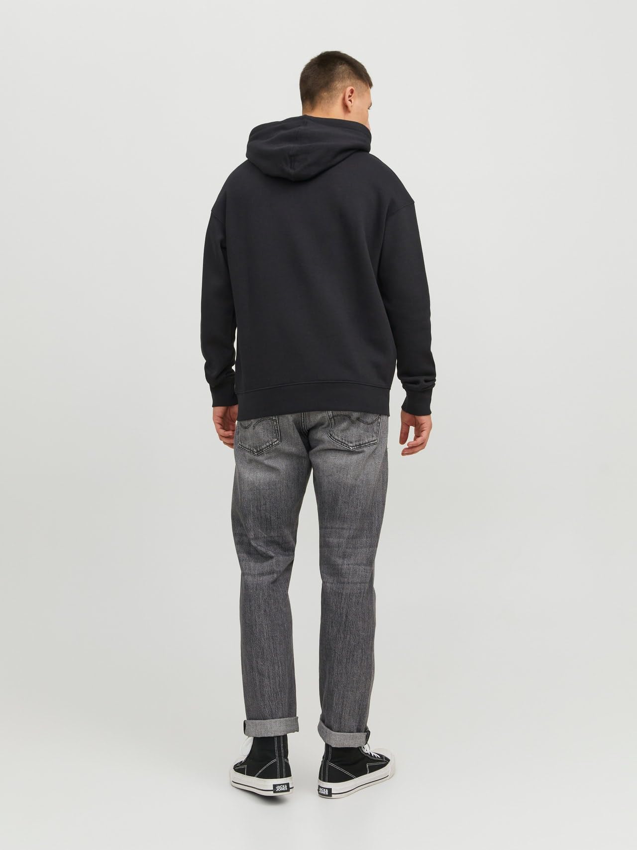 JACK & JONES Herren Hoodie Kapuzenpullover JJESTAR JJ Sweat Hood - Relaxed Fit