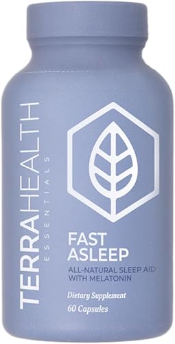 Terra Heath Essentials - Duerme rápido, sin melatonina, apoyo para dormir, ayuda con el insomnio y la inquietud, todo natural, suministro para 30
