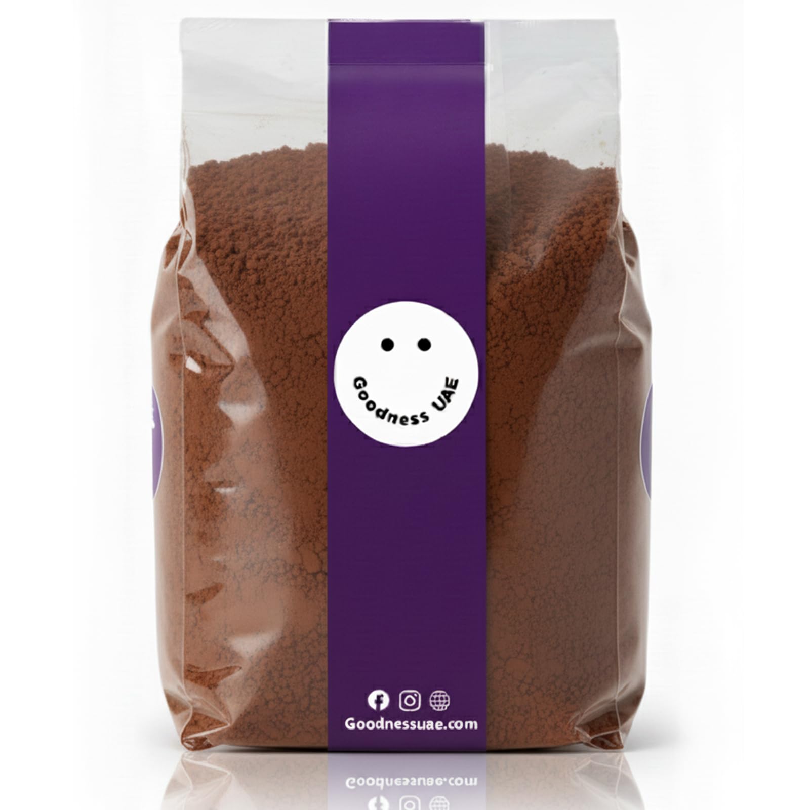 Natural Unsweetened Cocoa Powder 1KG Goodness UAE | Premium 100% Pure Raw Cacao for Baking Cooking & Hot Chocolate | Non-GMO Vegan Gluten-Free