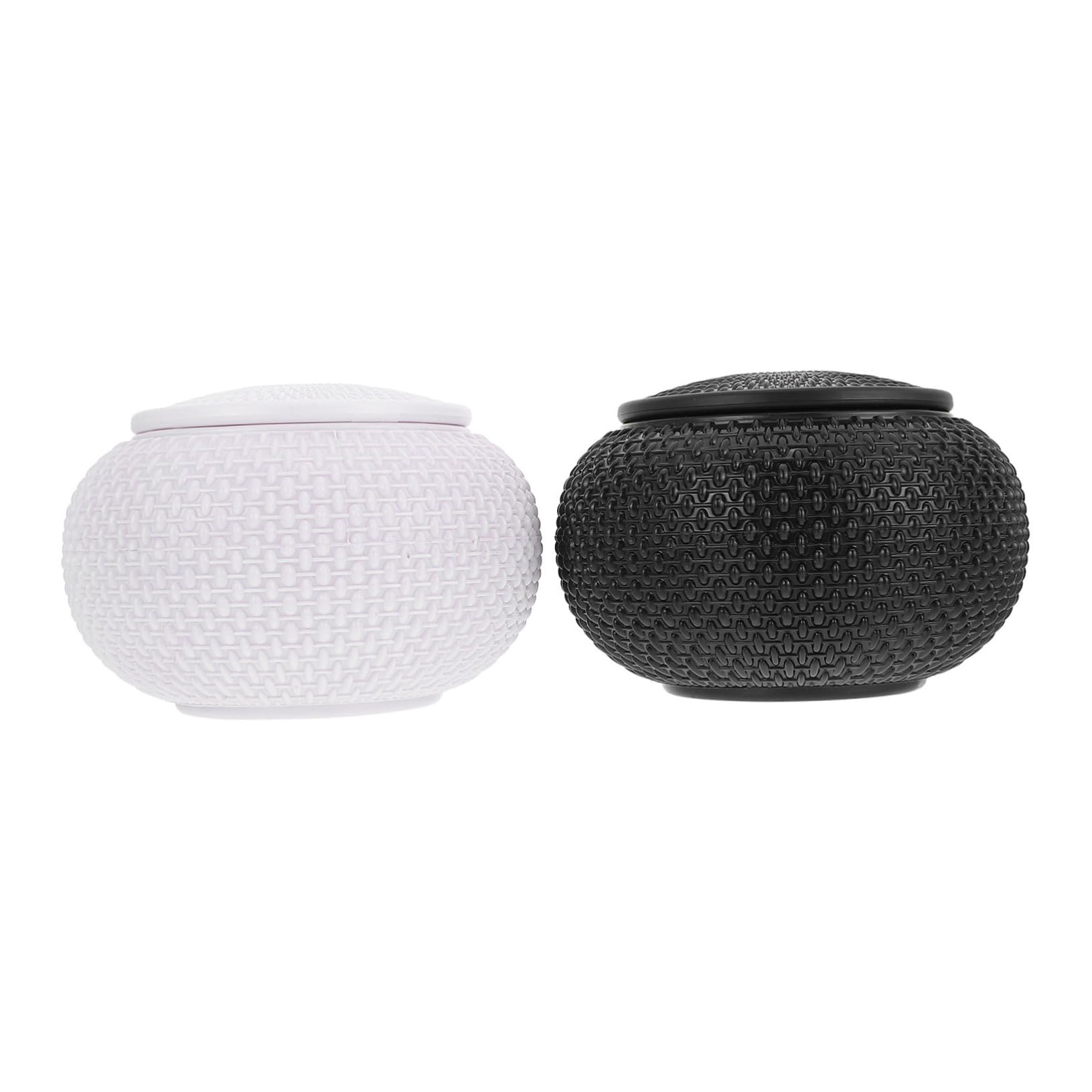 JOINPAYA 2pcs Chess Jar Storage Box Game Storage Containers Plastic Chess Pieces Organizers