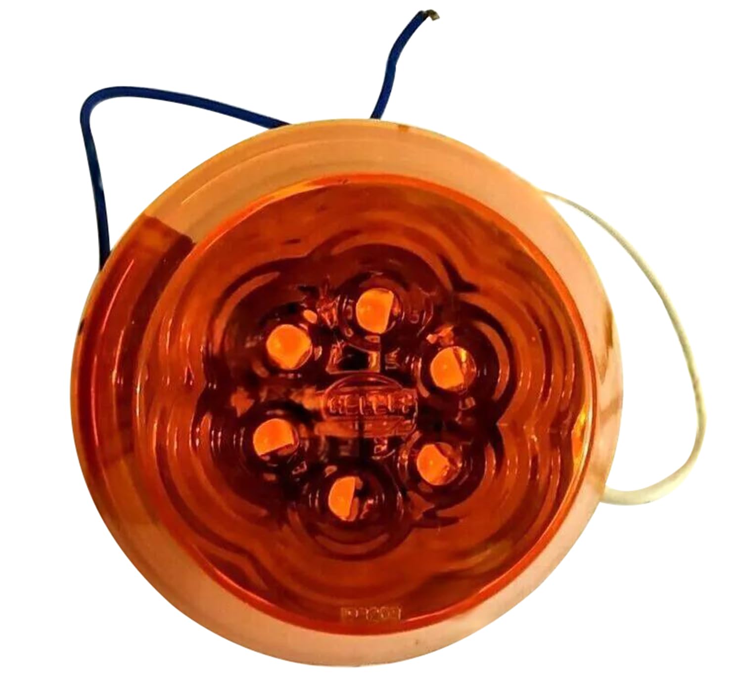 Brand New Universal Hella Orange 12V Single Function Round Led Marking Lamp 80Mm product image