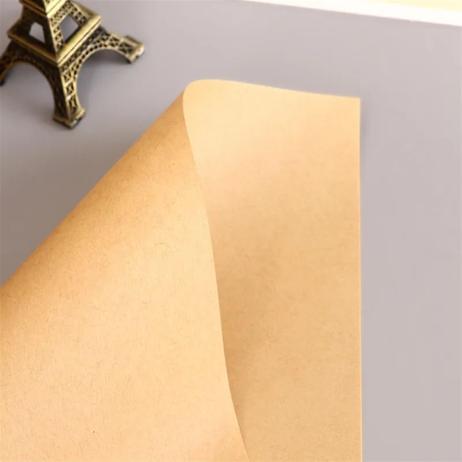 Papier Kraft Lot de 20 Feuilles de Papier Kraft Brun A3 70-200 g/m² for Fabrication de Cartes Artisanales, Carton épais(100gsm 20pcs)