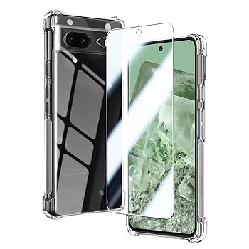 Google Pixel 8a 128GB　ケース・画面保護フィルム付き Amazon.co.jp: 対応 Google Pixel 8A ケース クリア ケース