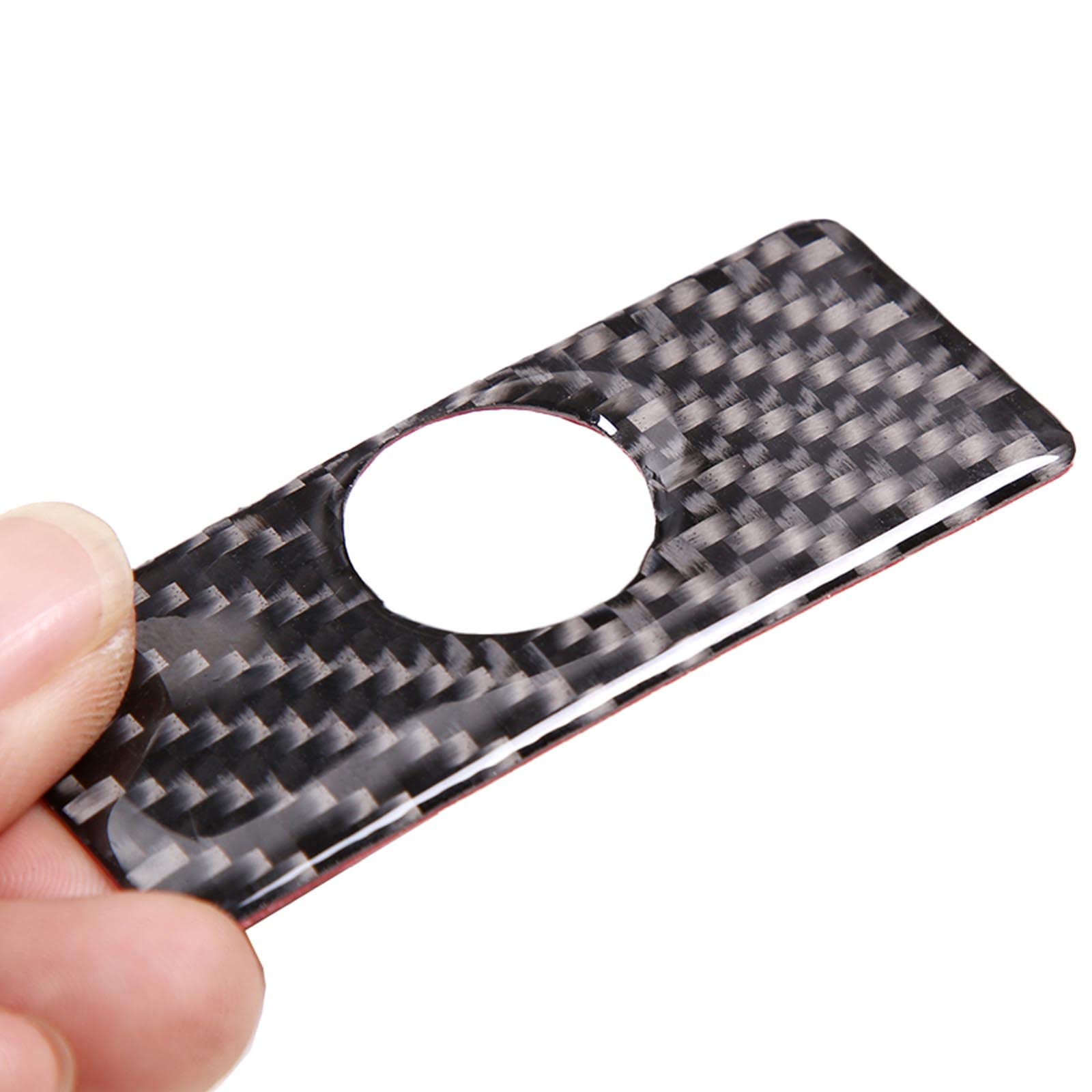 Soft Carbon Fiber Car Central Control Co-drive Glove box Switch Cover Trim,Sundries Box Handle Cover Trim Sticker For Toyota Tundra 2007 2008 2009 2010 2011 2012 2013 Car Accessories (carbon fiber)