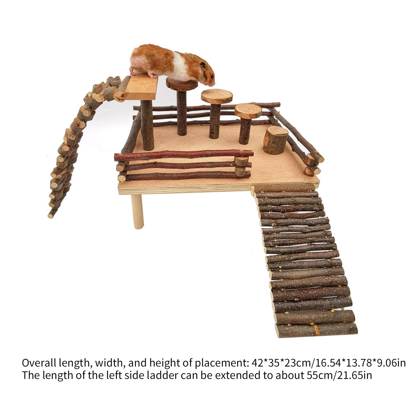 Leiter für kleine Haustiere, Spielzeug für Käfig, Meerschweinchen, Unterhaltungsplattform, Kletterleiter für Kleintiere, Hamster, Schleifen, Hamster