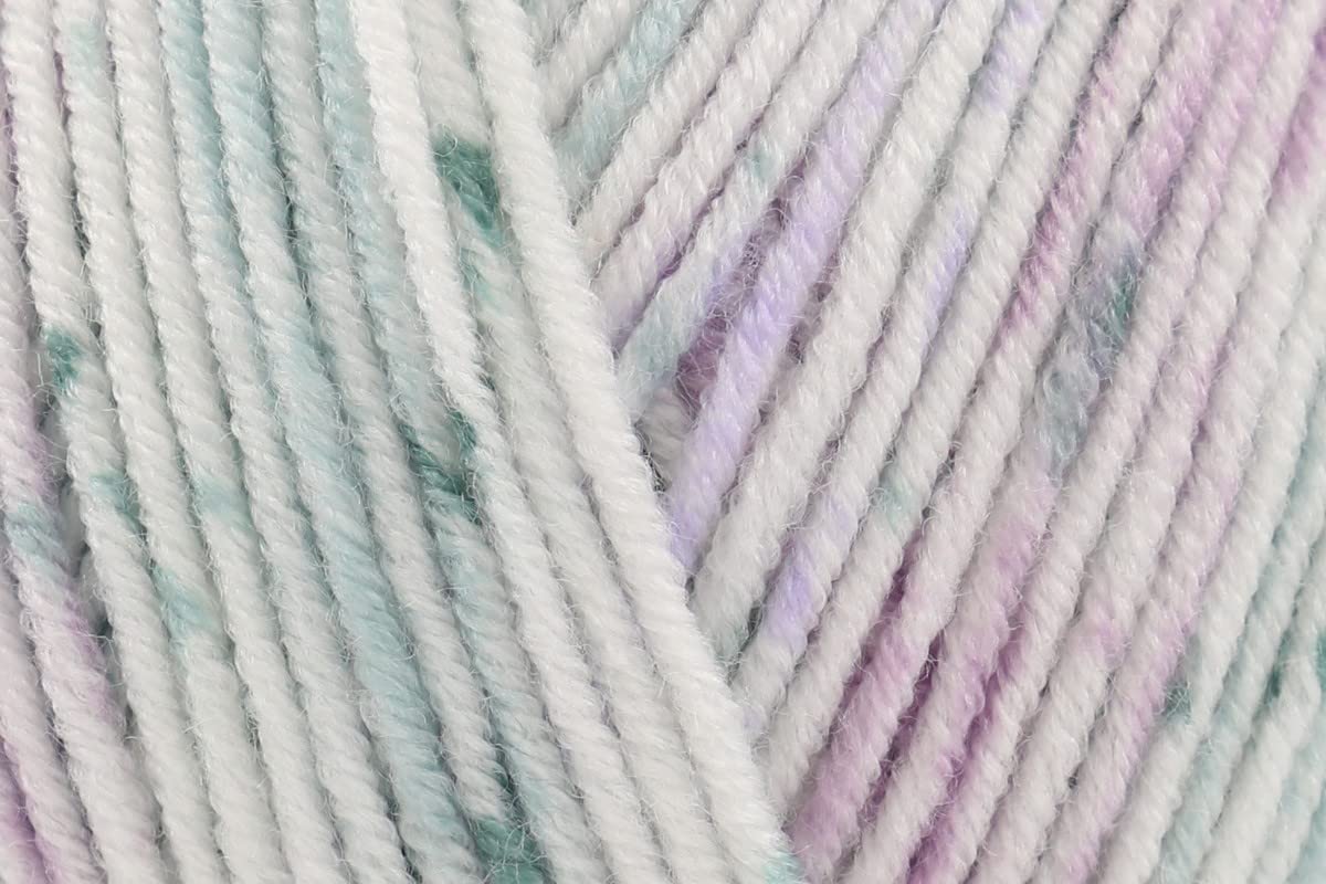 Stylecraft Bambino Prints DK Baby Crochet Yarn, 100% Acrylic Anti-Pilling, Double Knitting Wool for Garments, Accessories, Blankets Toys - 100g Ball - Puzzle (3589) - Single (1 Ball)