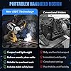 Portable Welding Machine - 110V Portable Welder Handheld IGBT Inverter with 5 Adjustable Currents, 20PCS Rods, ARC Welder Gun Fits 3/32"-1/8" Welding Rods for Home Projects, DIY, Repair #5