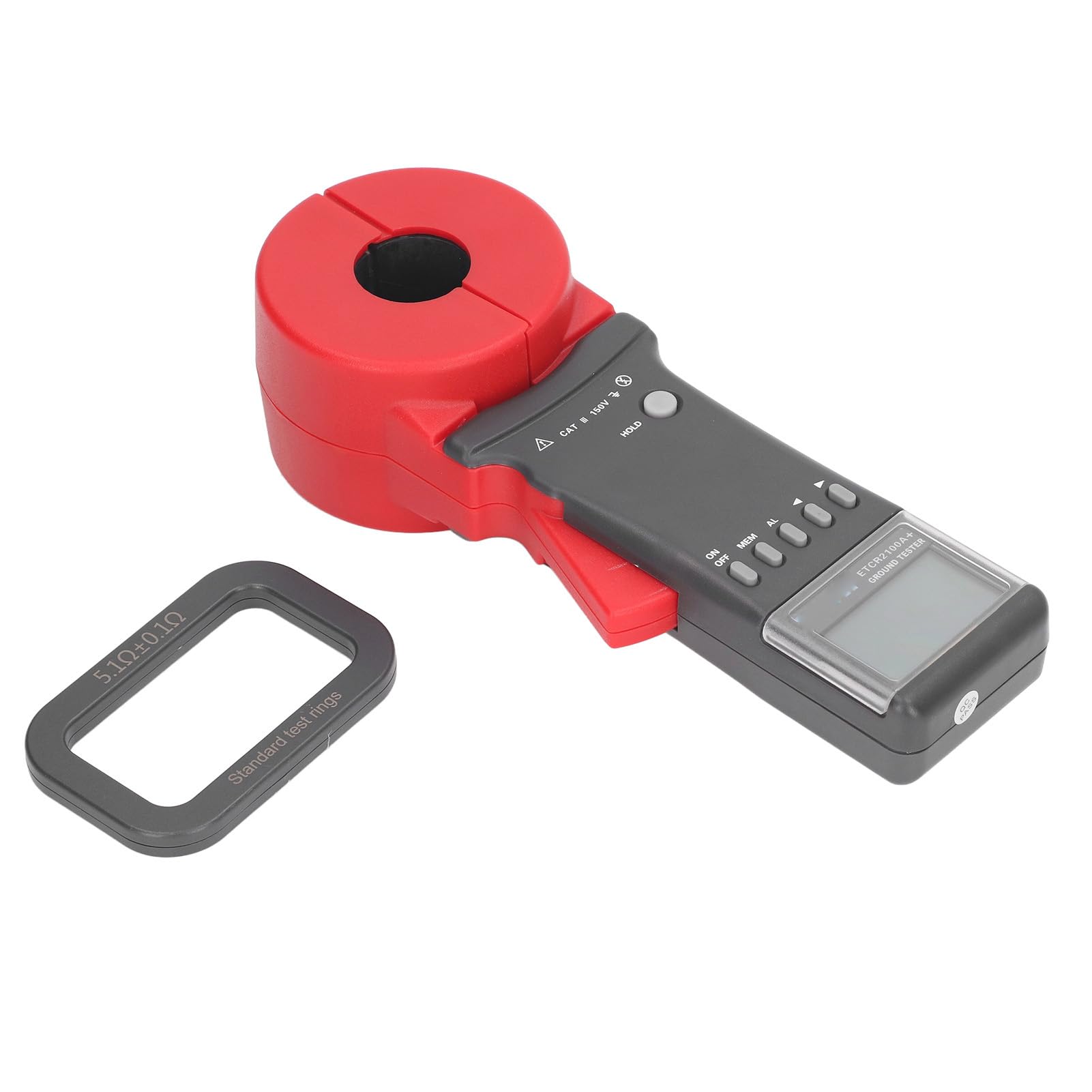 Ground Earth Resistance Tester Meter Grounding Resistance Meter for Telecom Clamp for 200? Digital Ground Resistance Meters