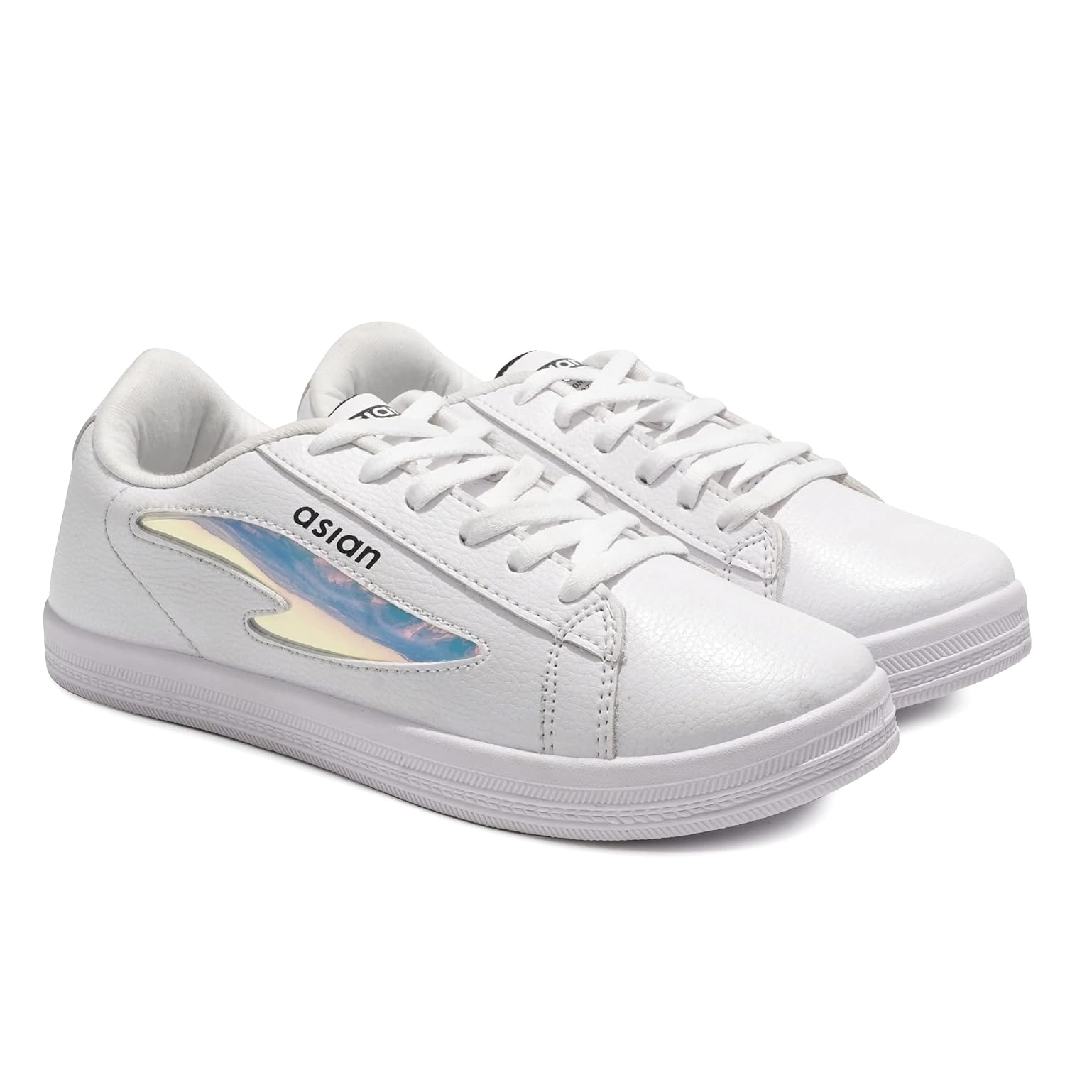 Buy ASIAN Women's JASMINE-01 Casual White Sneaker Shoes with Full