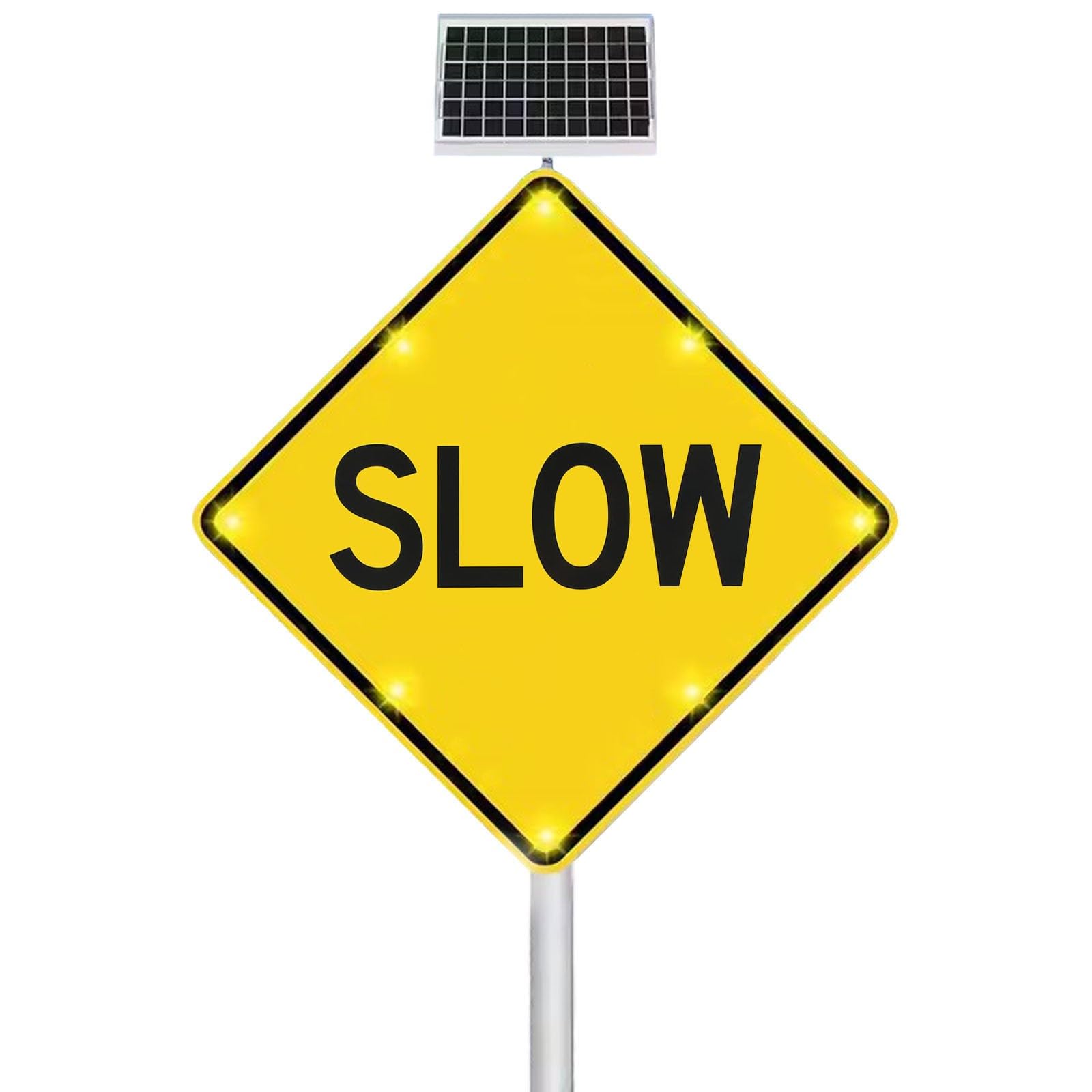 Slow Down Sign Board