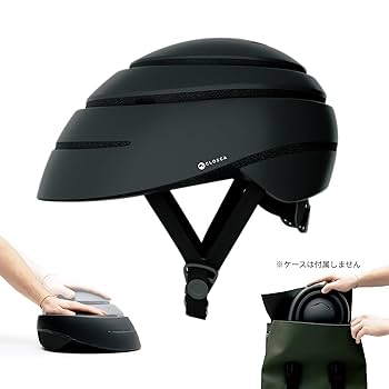 Closca クロスカ USED極美品 ヘルメット ループ 自転車 折りたたみ コンパクト 軽量 ユニセックス ブラック X5734 Closca クロスカ USED極美品 ヘルメット ループ 自転車