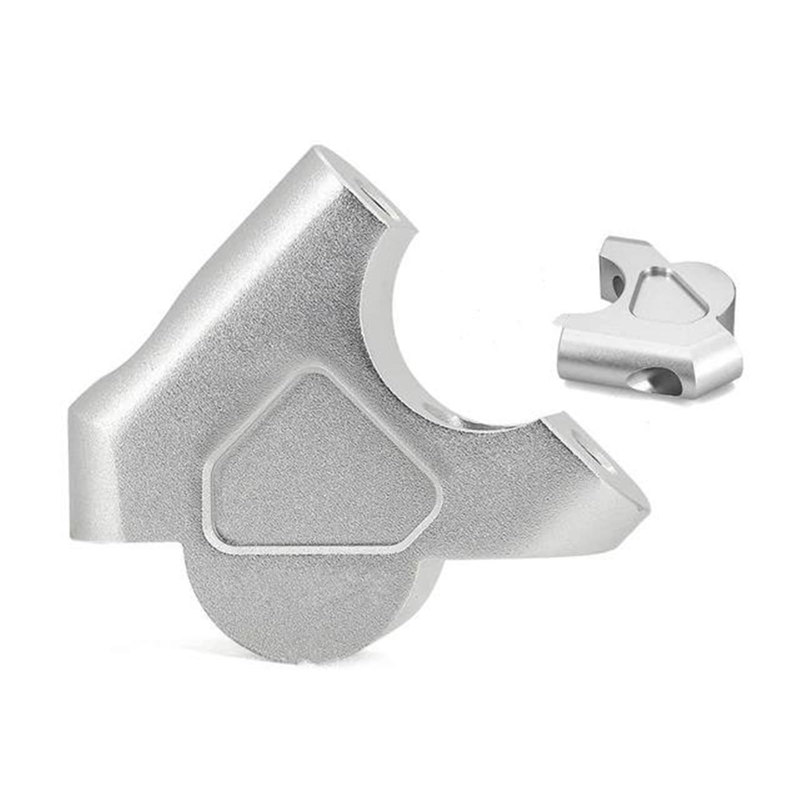Hdhcscagh Silver For R 1200 Gs For Lc For R1200gs For Adventure For Adv For R1250gs For S1000xr Handlebar Riser Clip Extension Adapter Handlebar Clamps Risers(Silver)
