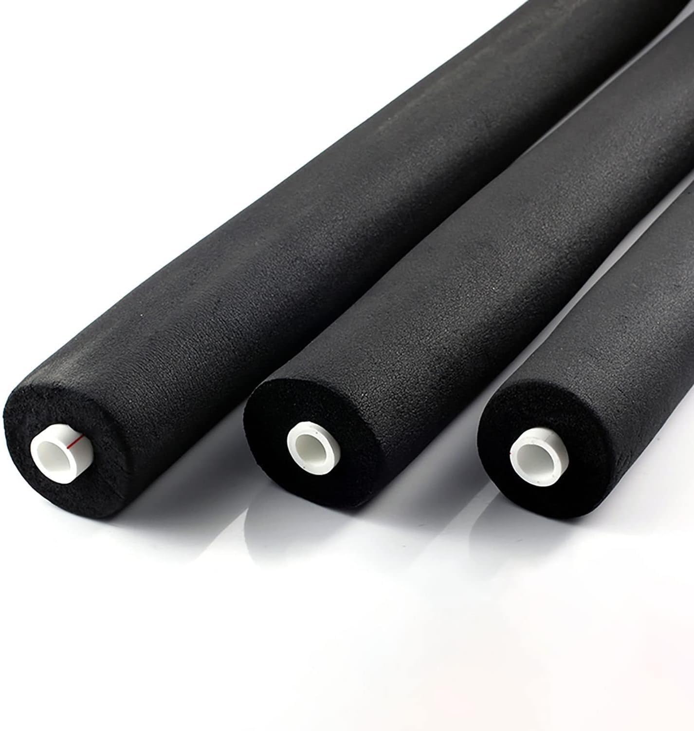 Air Conditioner Sleeve, Insulated Tube ,1/2" ID X 1/4" THK Foam Heat Piping for Heat and Cold Insulation Air Conditioners (Black) 3