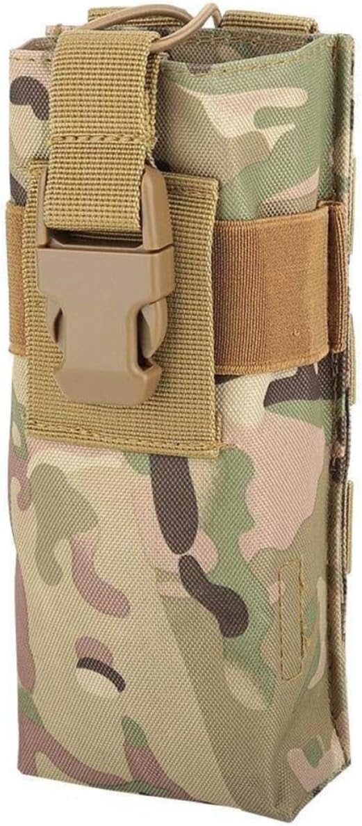 VALICLUD Radio Carrier Holder and Hanging Waist Bag for Outdoor Use, Tactical Nylon Radio Pouch, Suitable for Camping and Field Communication, Camouflage 20x9x5.5cm